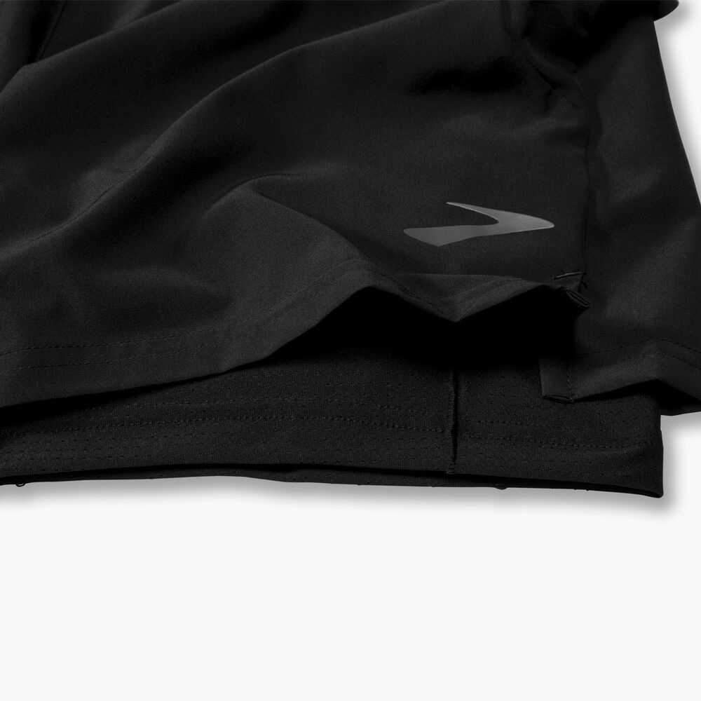 Brooks Sherpa 5" 2-in-1 Short - Schwarz