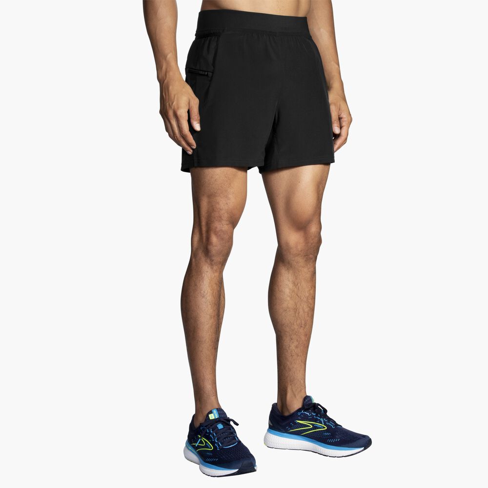 Brooks Sherpa 5" 2-in-1 Short - Schwarz