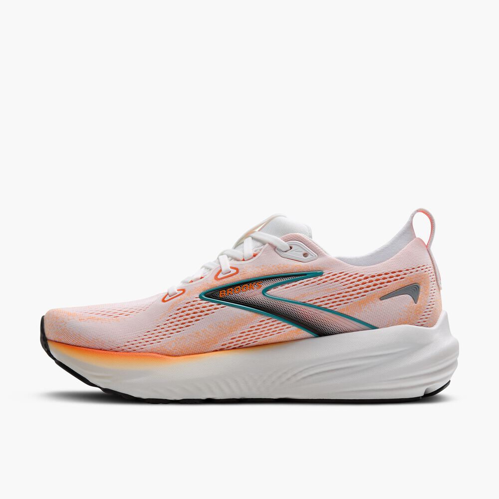 Brooks Glycerin 22 - Weiß/Orange/Grün Blau Schiefer