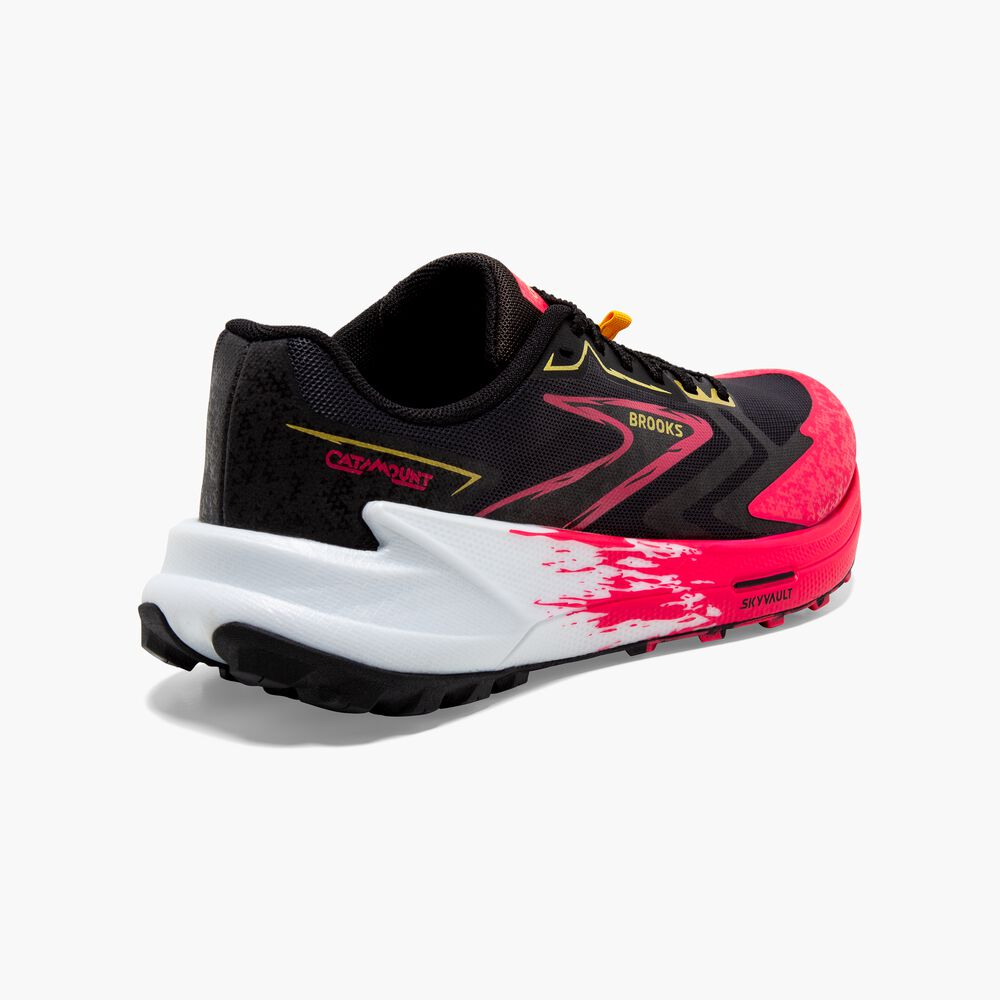 Brooks Catamount 3 - Schwarz/Diva Pink/Zitronenchrom