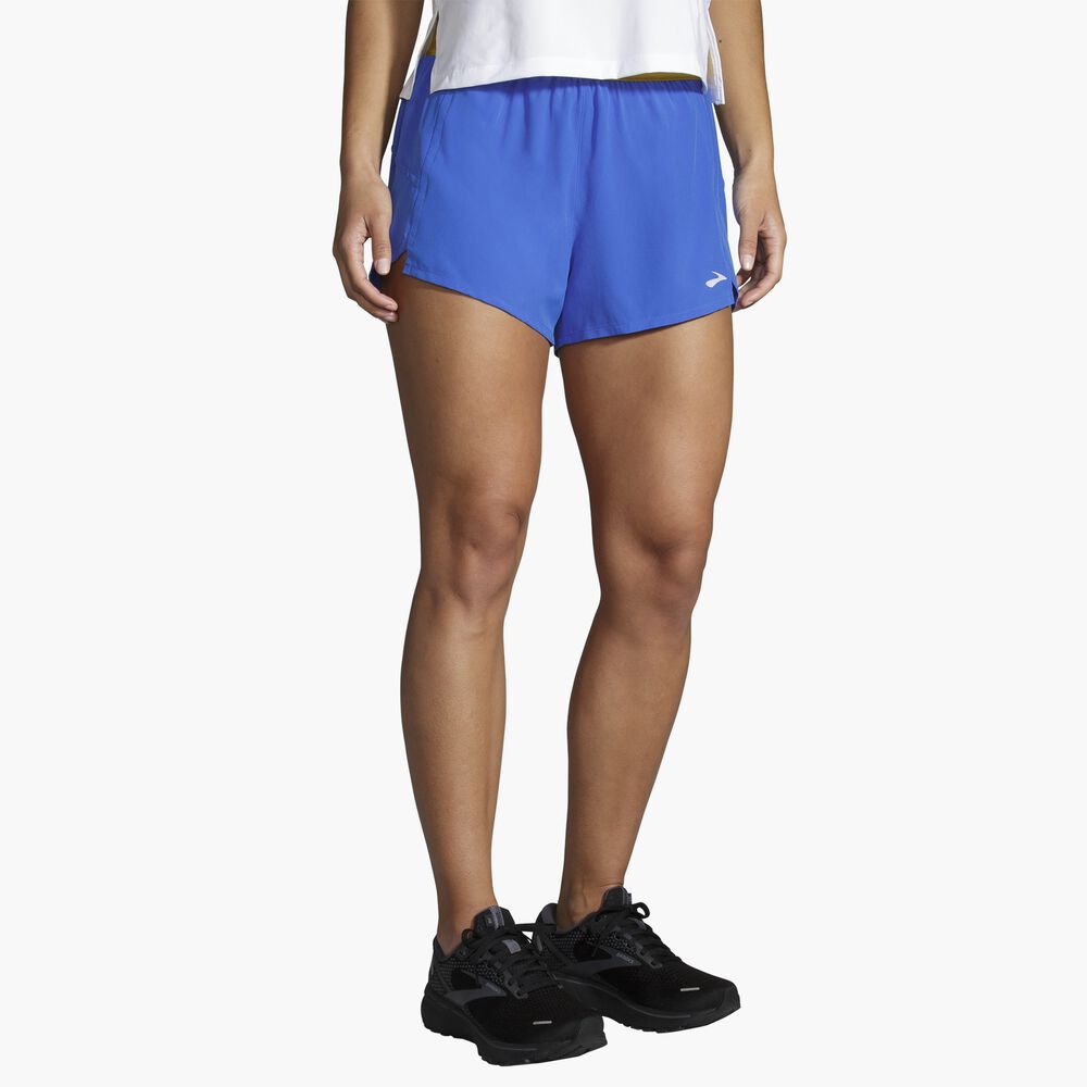 Brooks Chaser 3" Short - Blaugrün/Golden Hour/Brooks