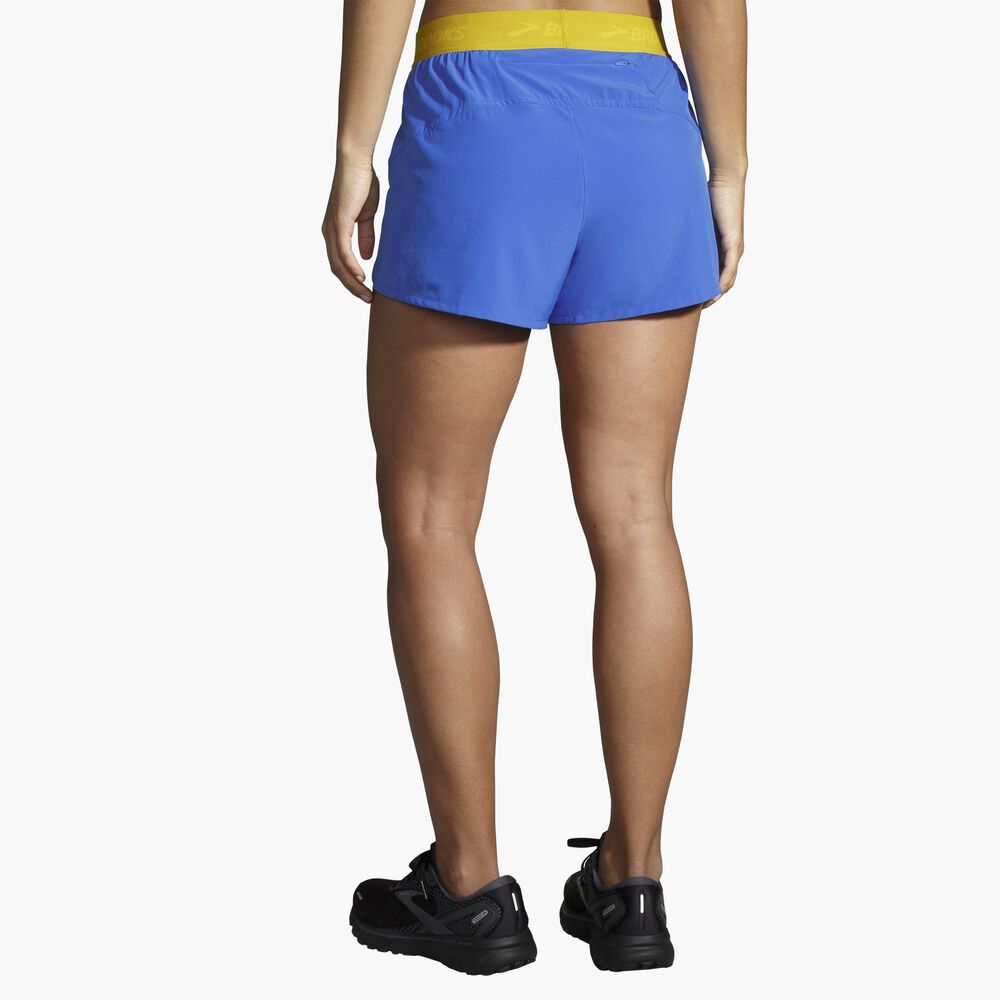Brooks Chaser 3" Short - Blaugrün/Golden Hour/Brooks
