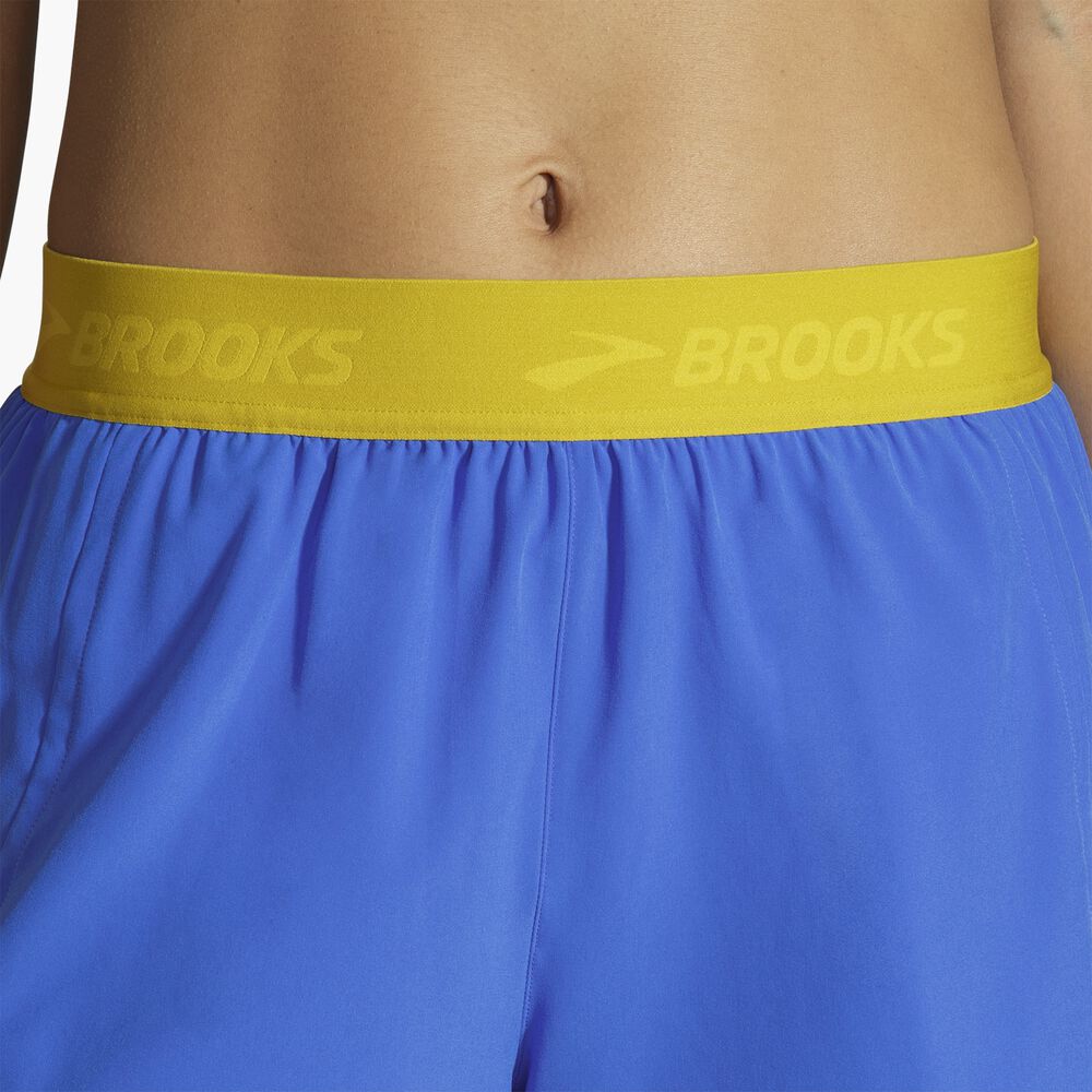 Brooks Chaser 3" Short - Blaugrün/Golden Hour/Brooks