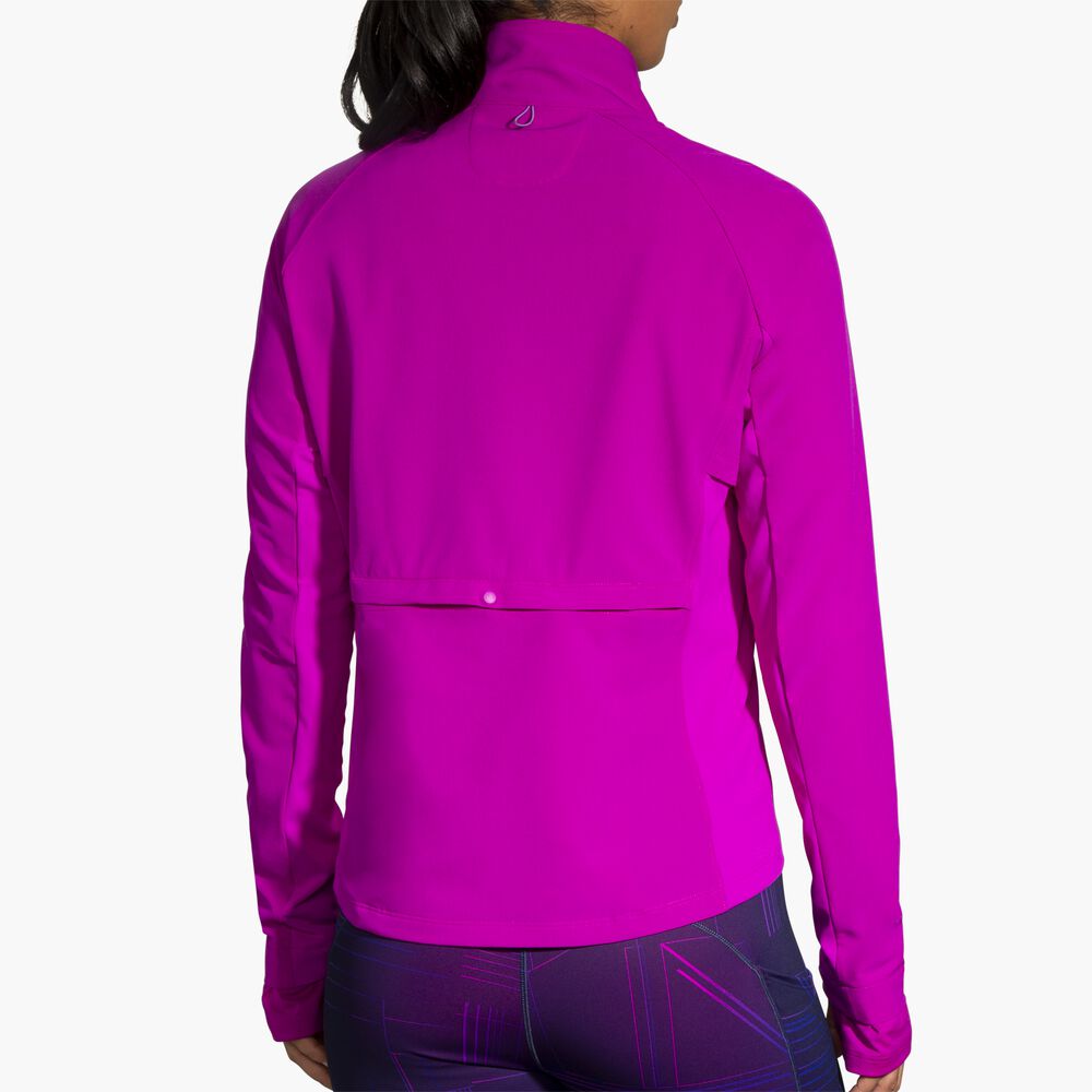 Brooks Fusion Hybrid Jacket - Magenta/Heliotrop