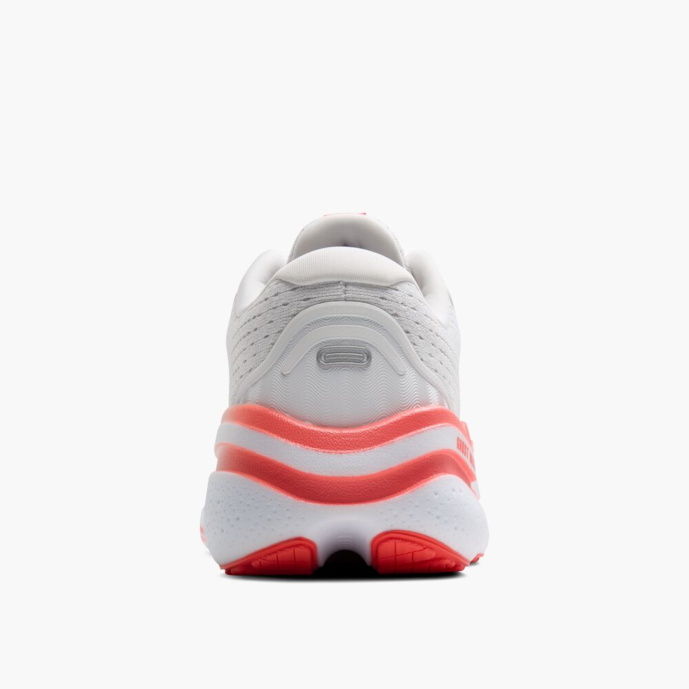 Brooks Ghost Max 2 - Weiß/Koralle
