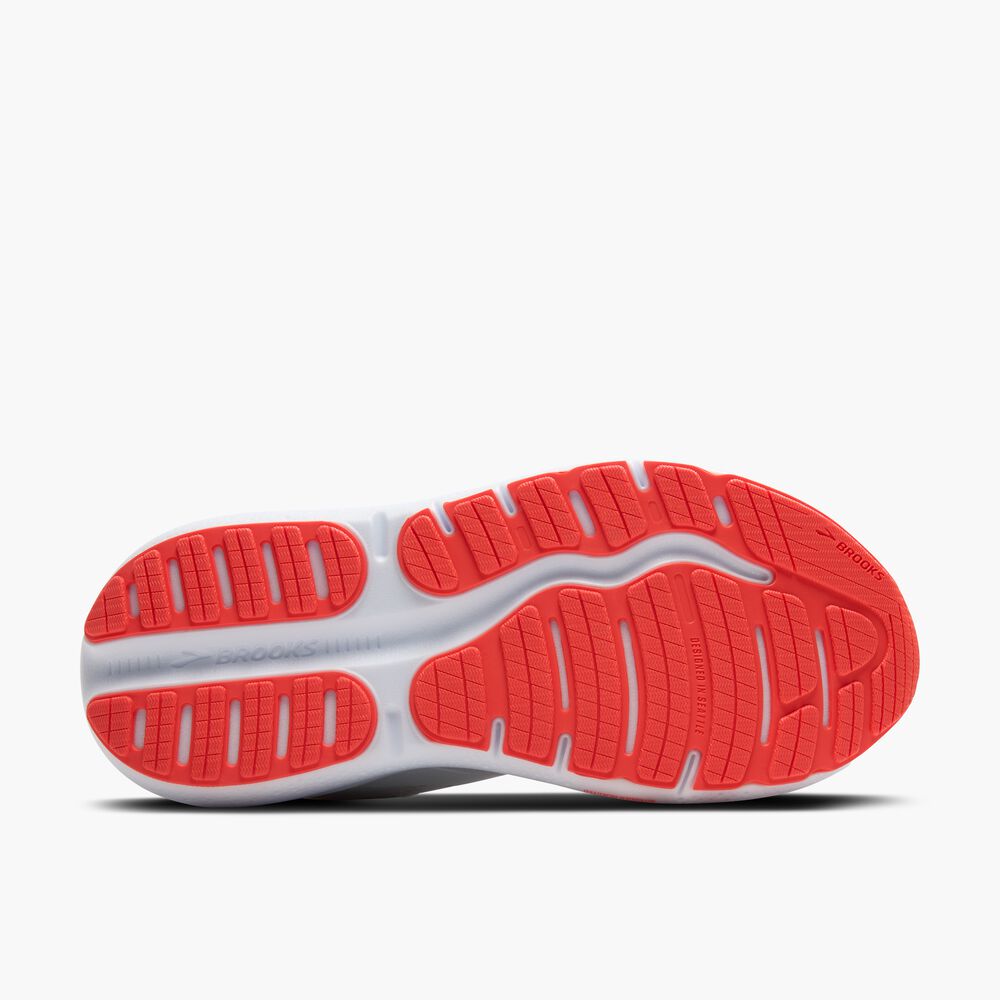 Brooks Ghost Max 2 - Weiß/Koralle