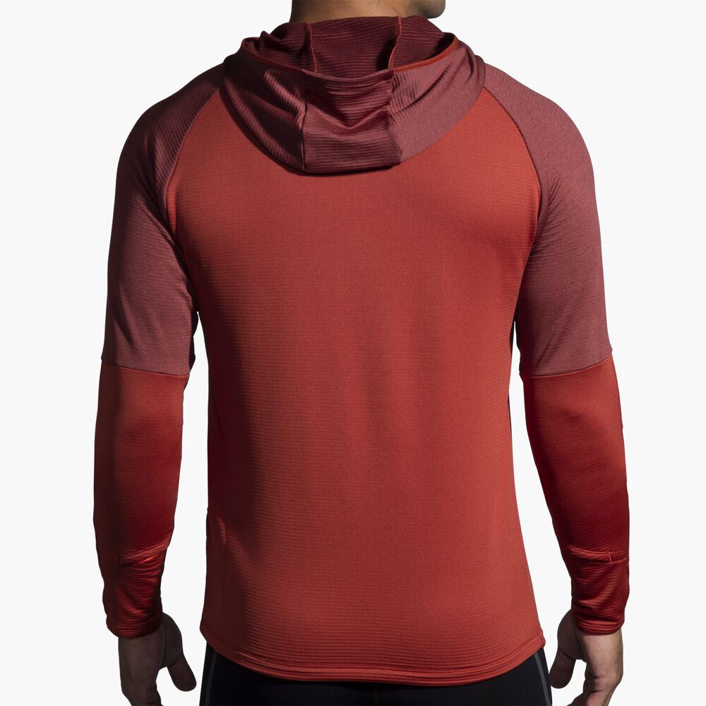 Brooks Notch Thermal Hoodie 2.0 - Kupfer/Heather Dunkelkupfer