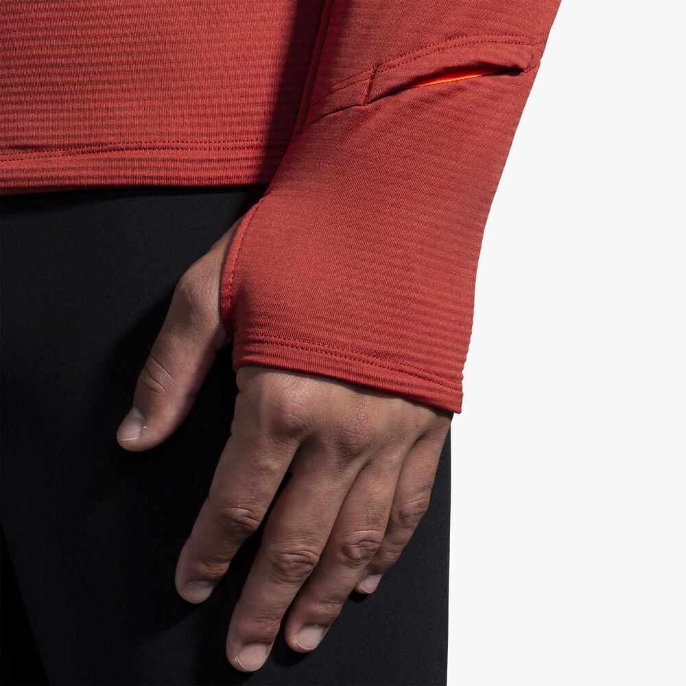 Brooks Notch Thermal Hoodie 2.0 - Kupfer/Heather Dunkelkupfer
