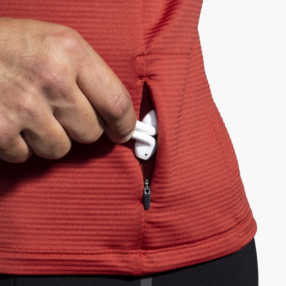 Brooks Notch Thermal Hoodie 2.0 - Kupfer/Heather Dunkelkupfer