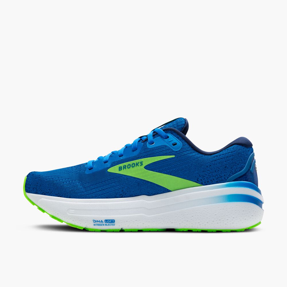 Brooks Ghost Max 2 - Dutch Blue/Grün Gecko/Peacoat