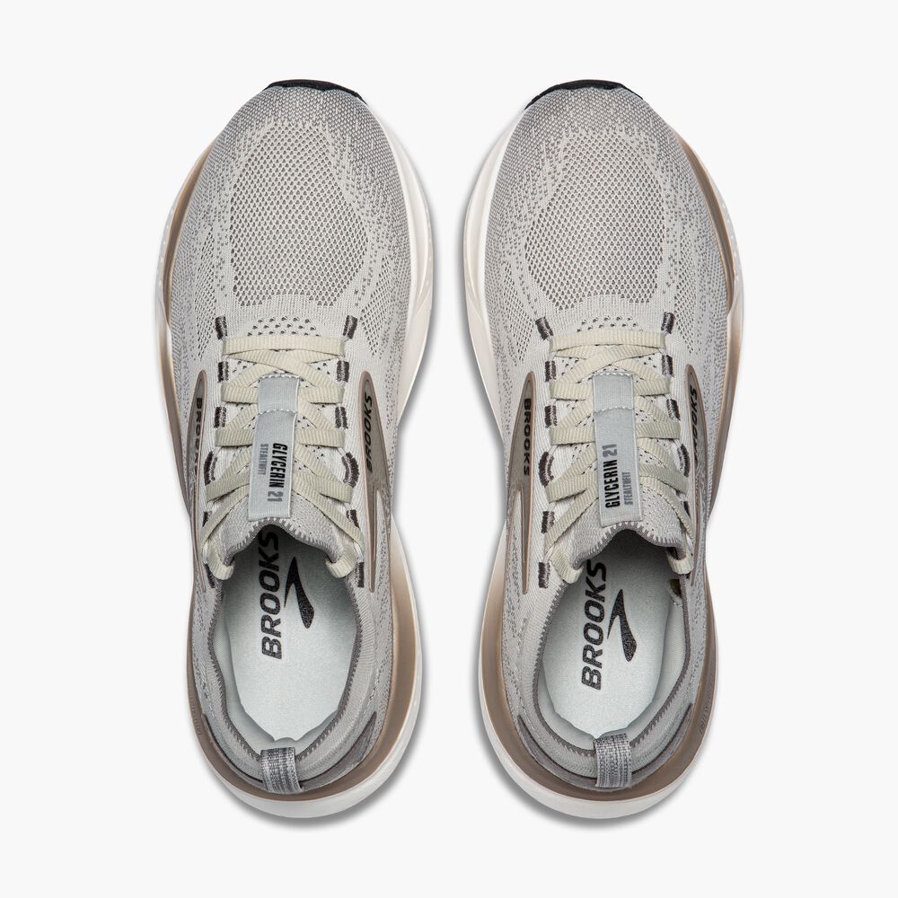Brooks Glycerin StealthFit 21 - Grau/Frostgrau/Champagner