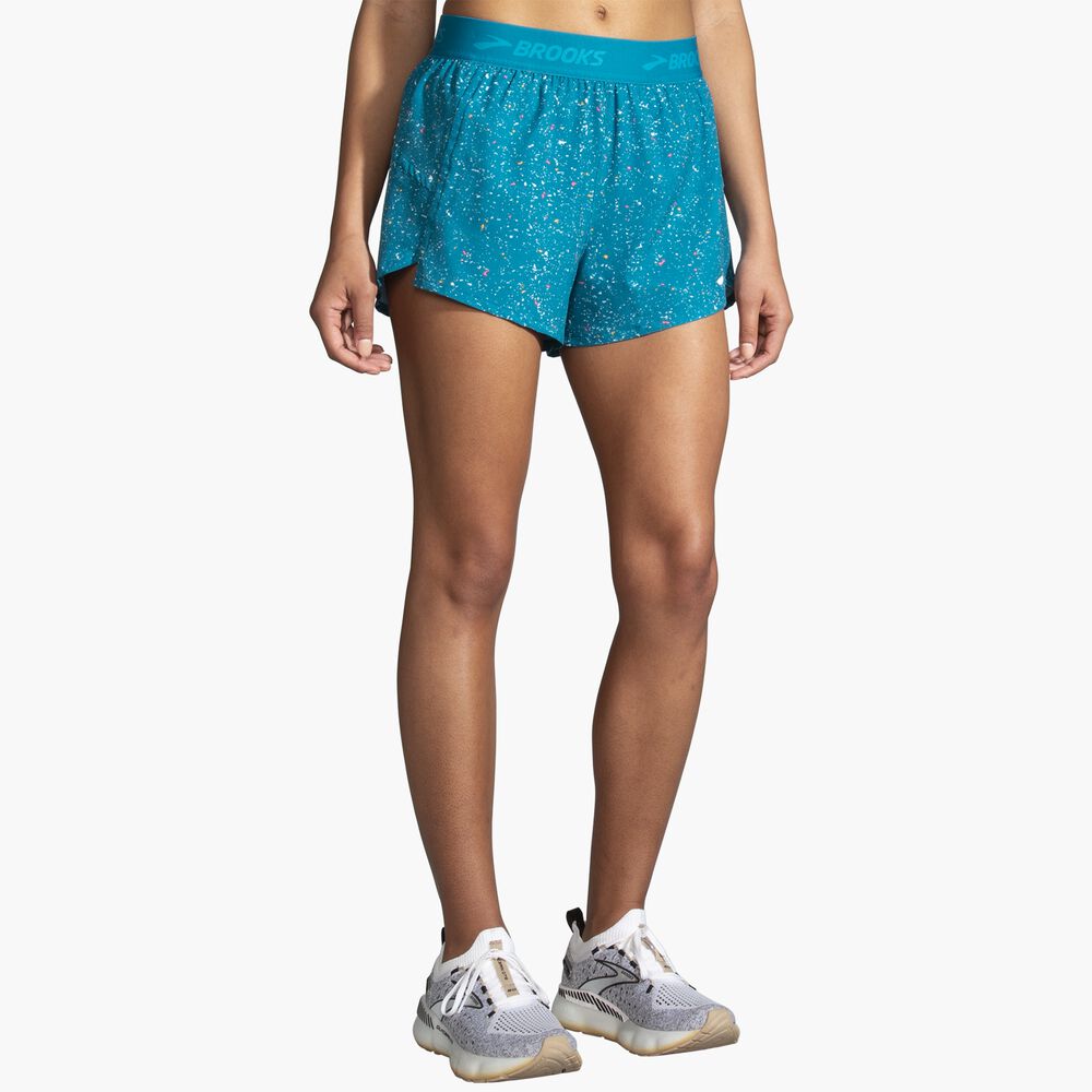 Brooks Chaser 3" Short - Lagunen-Sprenkeldruck/Brooks