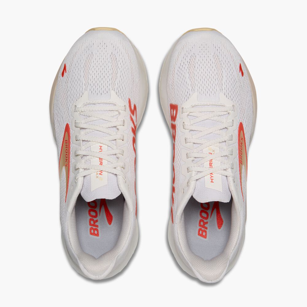 Brooks Hyperion Max 2 - Weiß/Pfirsich/Koralle