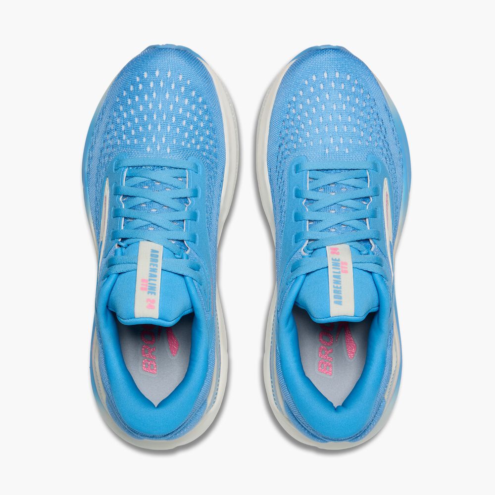 Brooks Adrenaline GTS 24 - Bonnie Blue/Grau/Pink