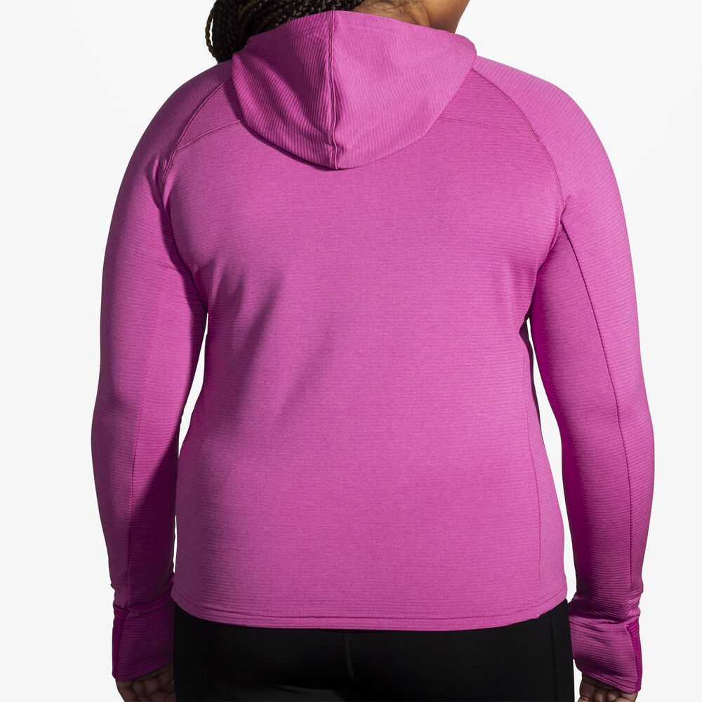 Brooks Notch Thermal Hoodie 2.0 - Hellviolett