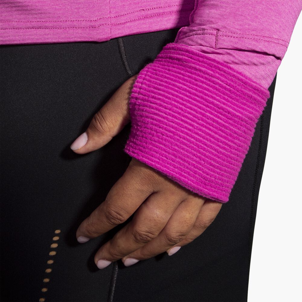 Brooks Notch Thermal Hoodie 2.0 - Hellviolett
