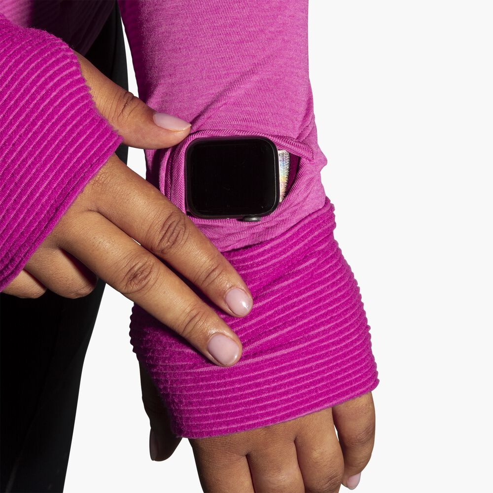 Brooks Notch Thermal Hoodie 2.0 - Hellviolett