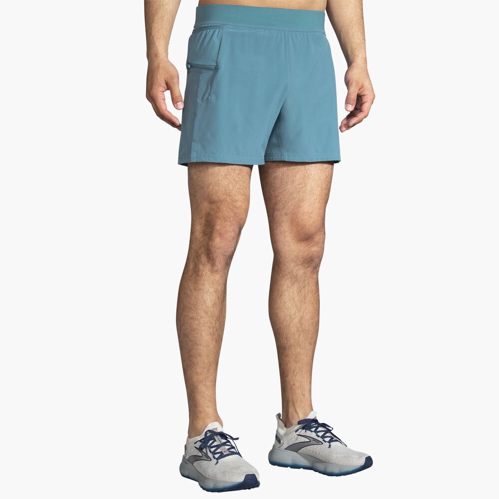 Brooks Sherpa 5" 2-in-1 Short - Schieferblau