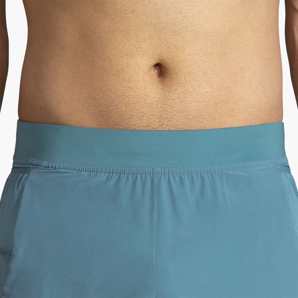 Brooks Sherpa 5" 2-in-1 Short - Schieferblau