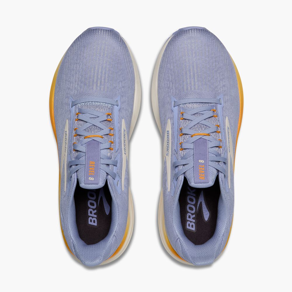 Brooks Revel 8 - Blaureiher/Orange/Kokosnuss
