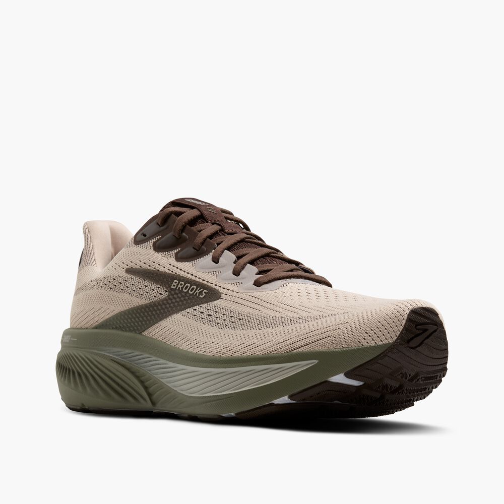 Brooks Ghost 17 - Chateau Gray/Braun/Oliv