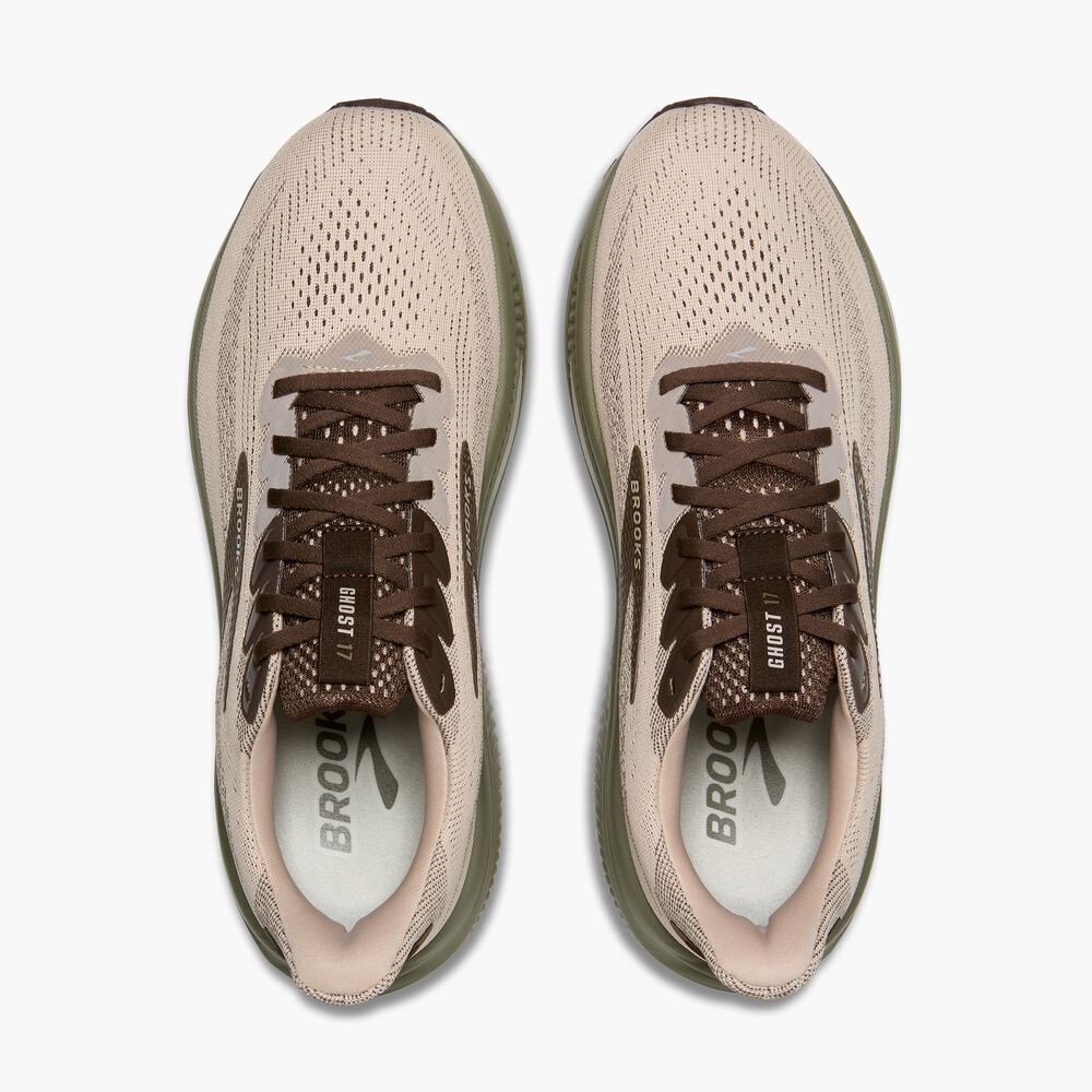 Brooks Ghost 17 - Chateau Gray/Braun/Oliv