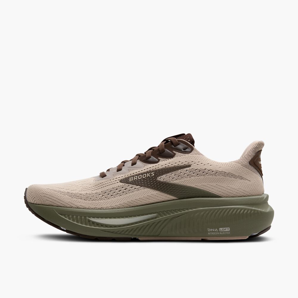 Brooks Ghost 17 - Chateau Gray/Braun/Oliv