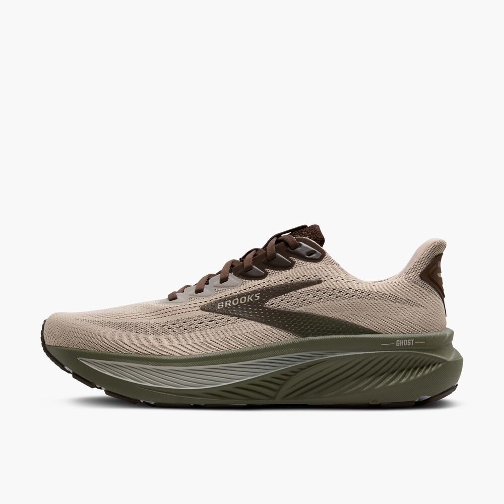 Brooks Ghost 17 - Chateau Gray/Braun/Oliv
