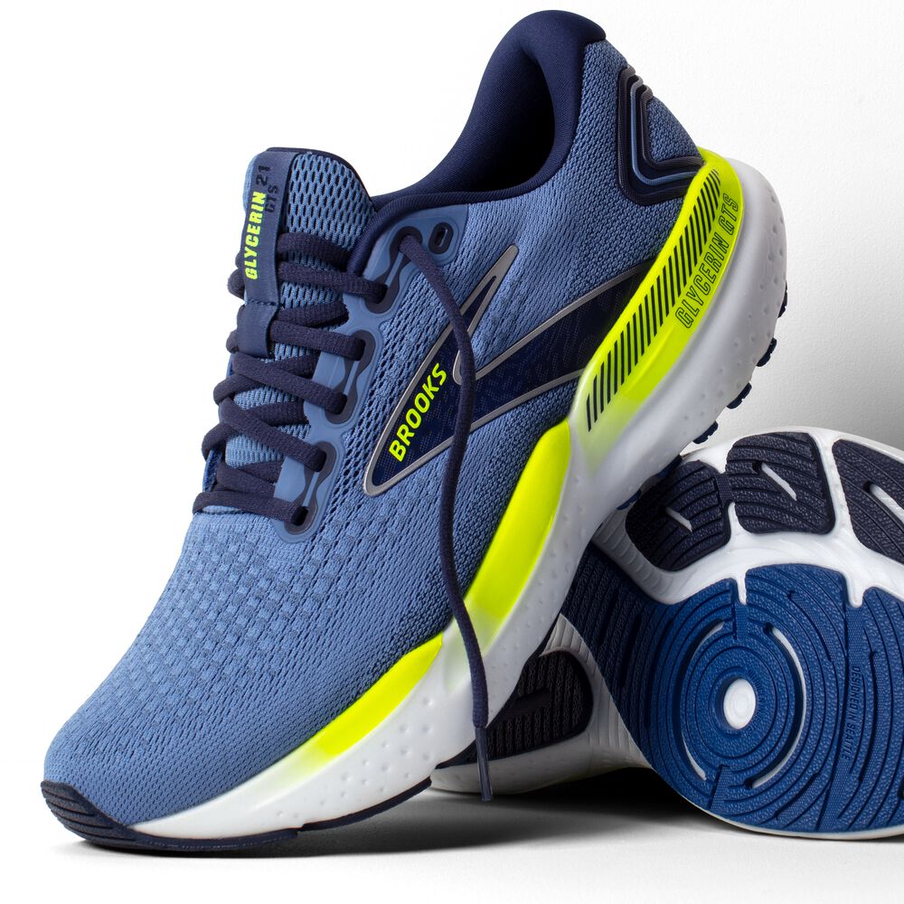 Brooks Glycerin GTS 21 - Blau/Peacoat/Nightlife