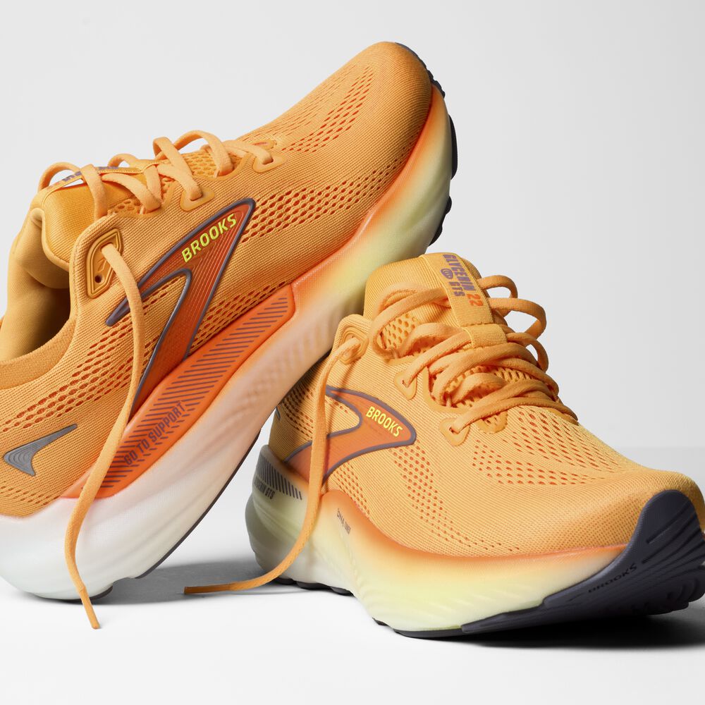 Brooks Glycerin GTS 22 - Orange/Nachtleben/Weiß
