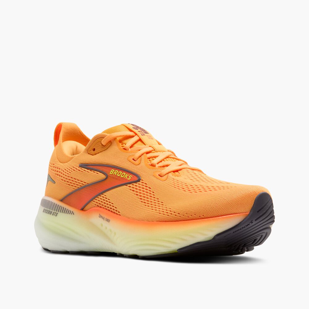 Brooks Glycerin GTS 22 - Orange/Nachtleben/Weiß