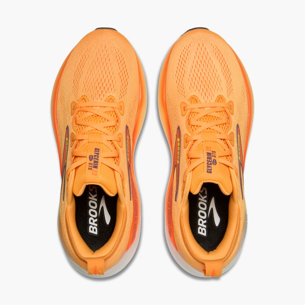 Brooks Glycerin GTS 22 - Orange/Nachtleben/Weiß