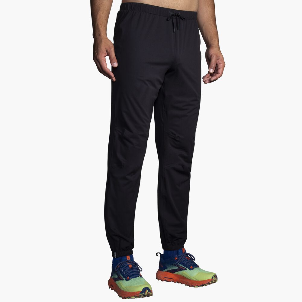Brooks High Point Waterproof Pant - Schwarz