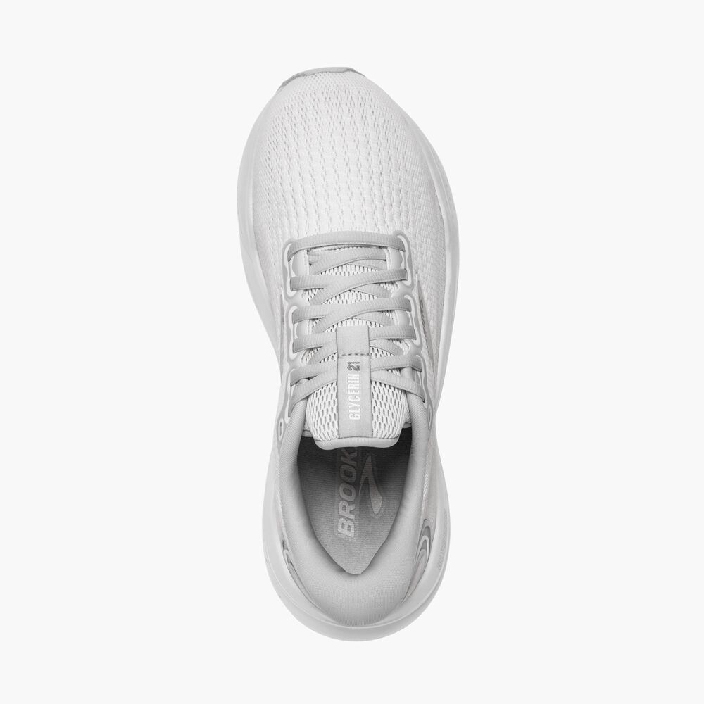 Brooks Glycerin 21 - Weiß/Weiß/Grau