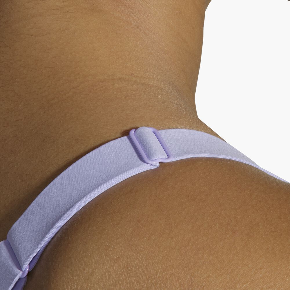 Brooks Interlace Sports Bra - Violett-Strich