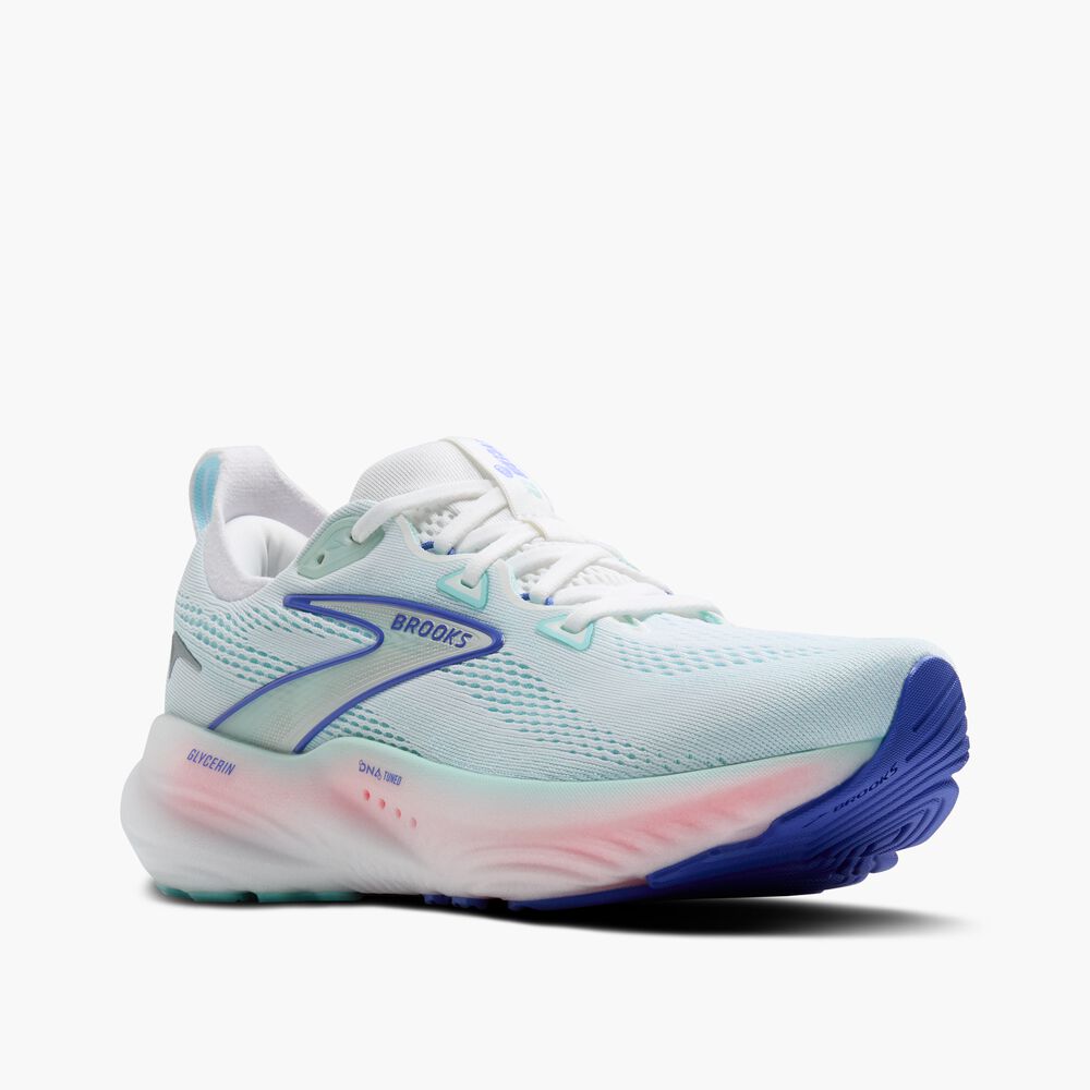 Brooks Glycerin 22 - Weiß/Limpet Shell/Amparo Blue