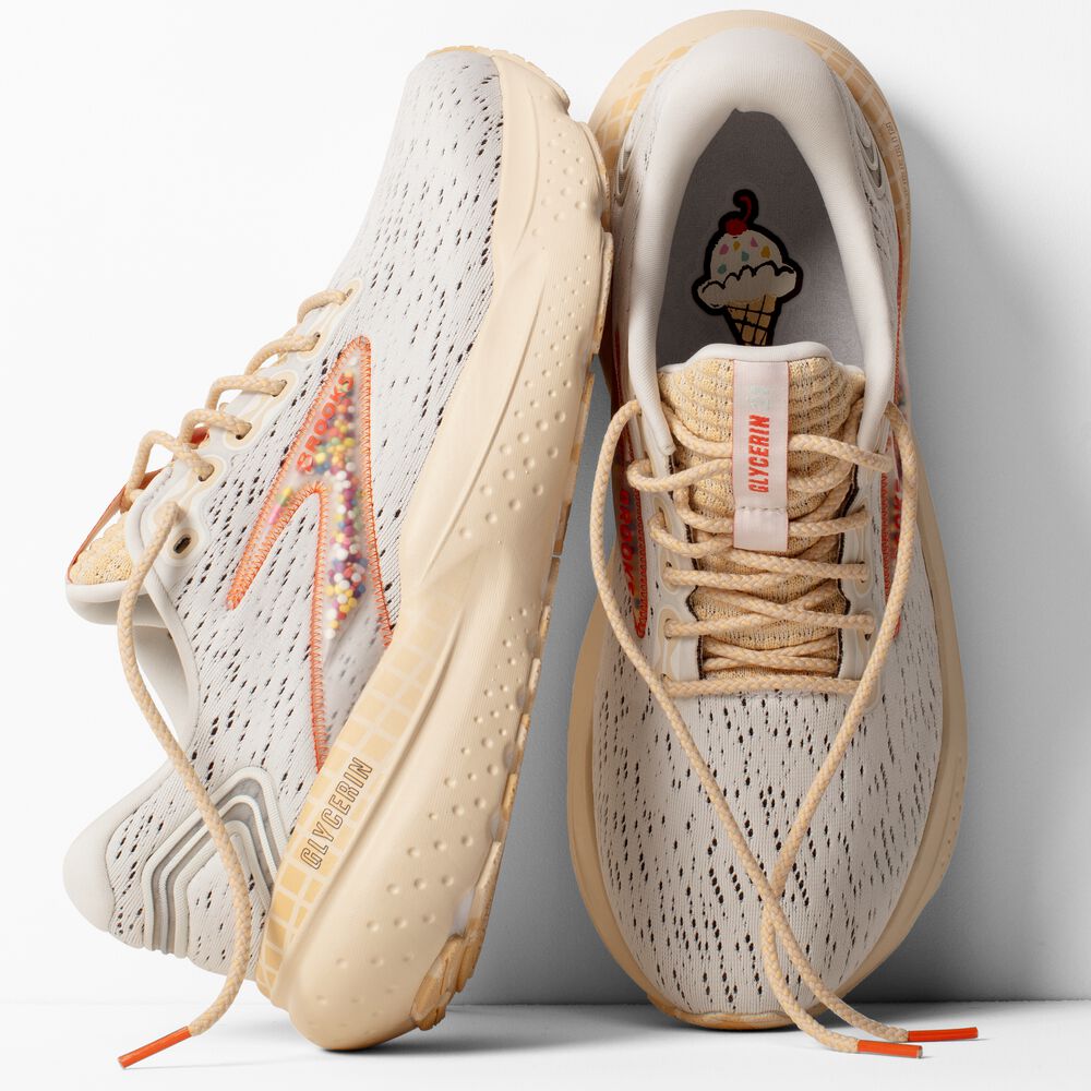 Brooks Glycerin 21 - Schnee/Morgendämmerung/Stroh