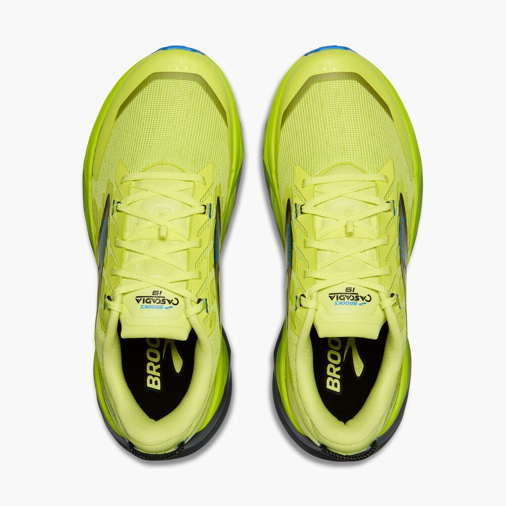 Brooks Cascadia 19 - Sonniges Limettengrün/Schwarz/Blau