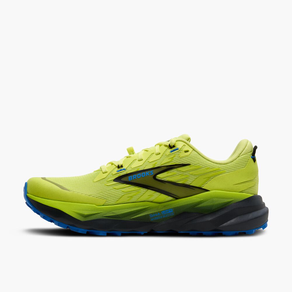 Brooks Cascadia 19 - Sonniges Limettengrün/Schwarz/Blau