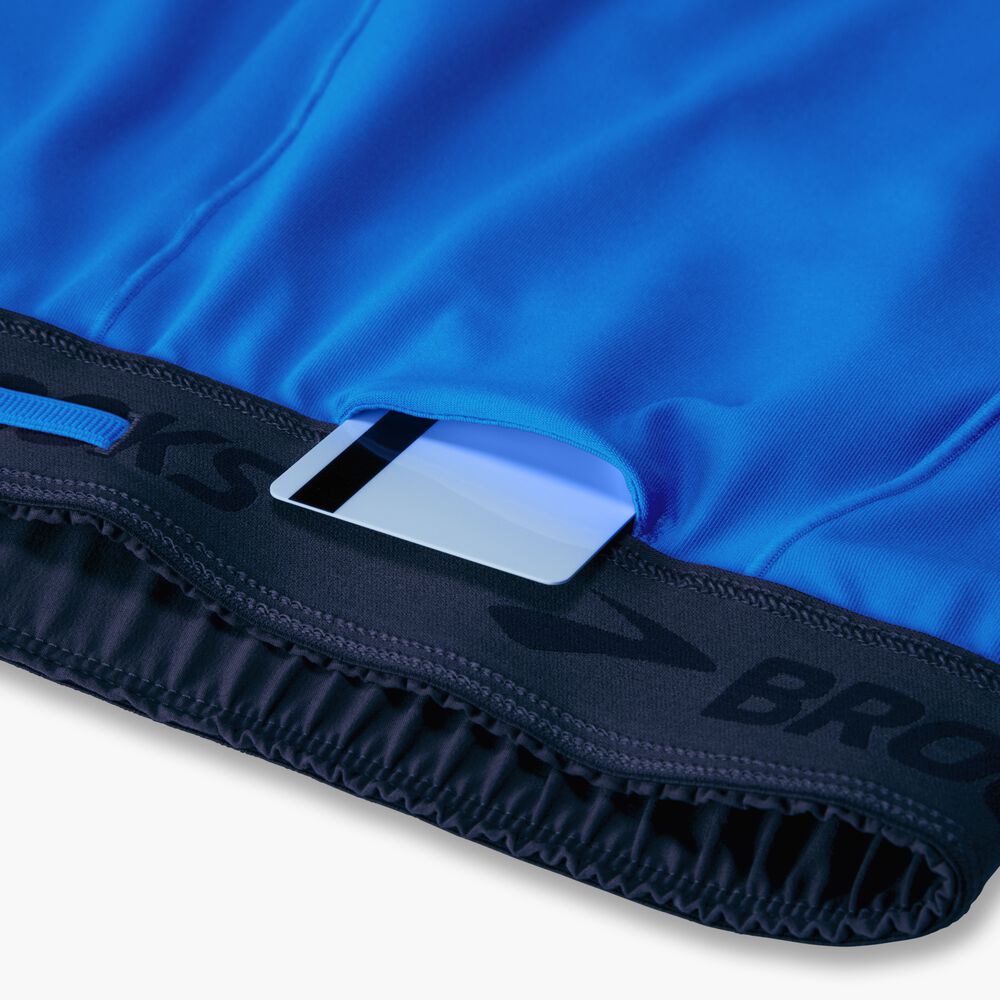Brooks Chaser 5" 2-in-1 Short - Marineblau/Blau