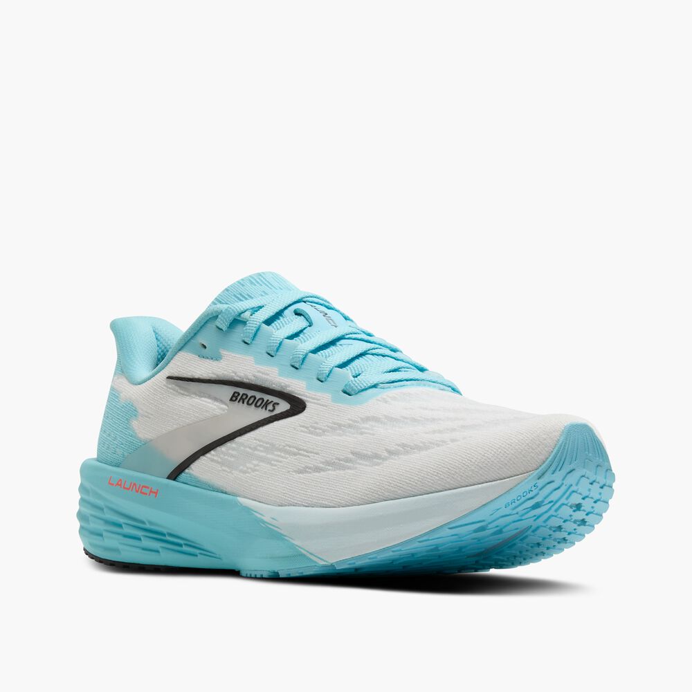 Brooks Launch 11 - Weiß/Atomizer/Pink Clay