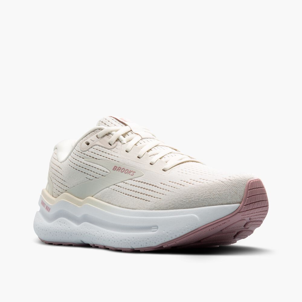 Brooks Ghost Max 2 - Kokosnussmilch/Grau/Zephyr