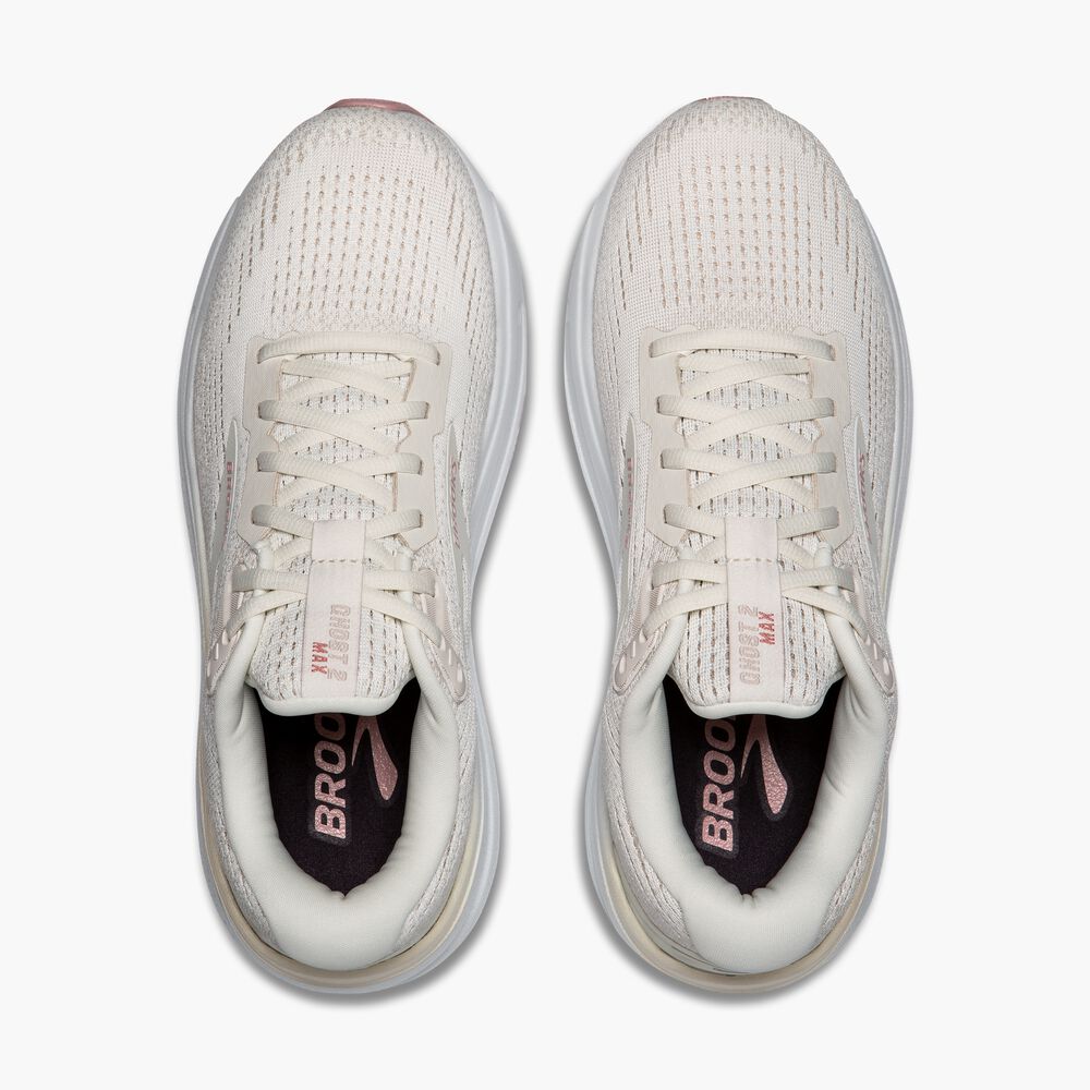 Brooks Ghost Max 2 - Kokosnussmilch/Grau/Zephyr