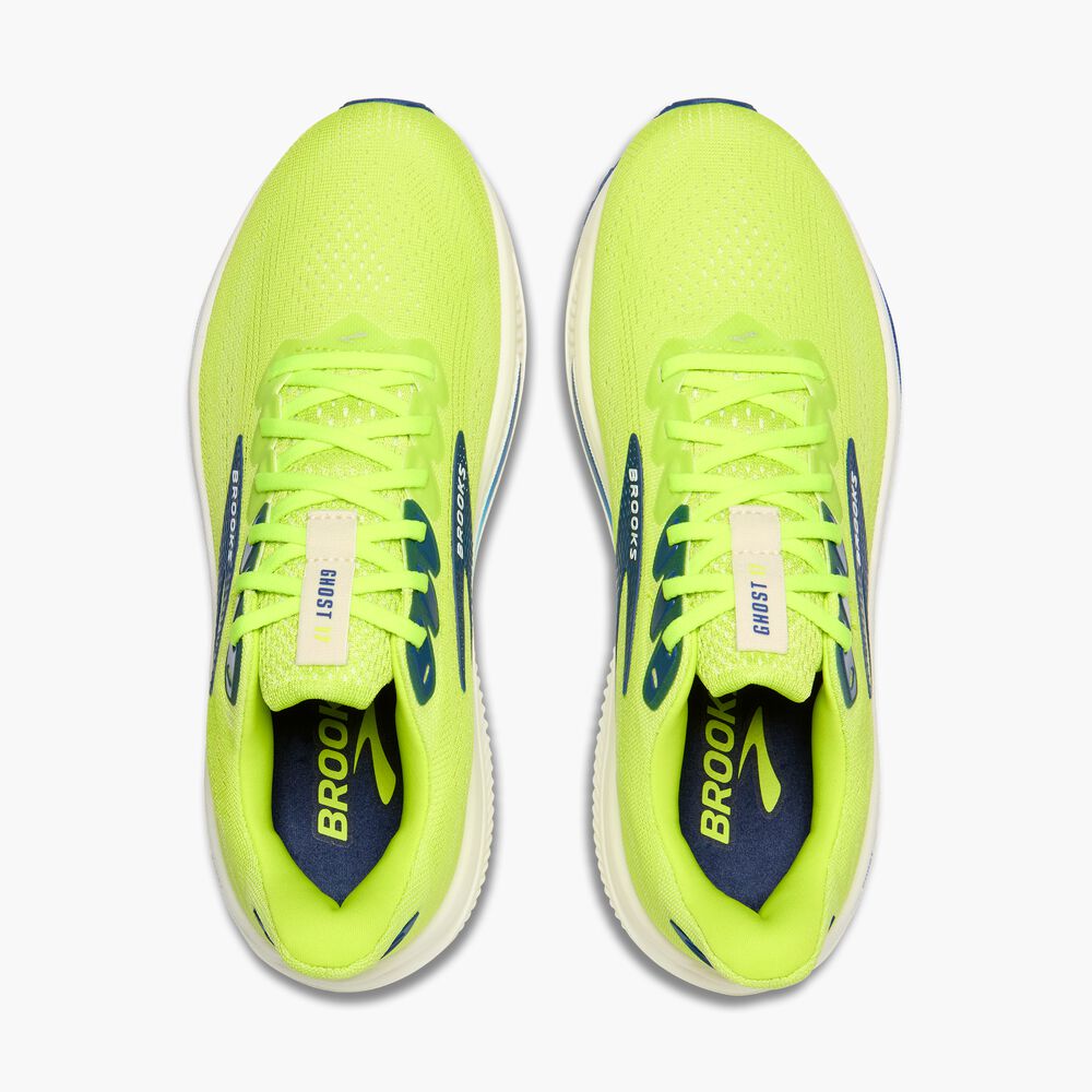 Brooks Ghost 17 - Acid Lime/Navy/Weiß