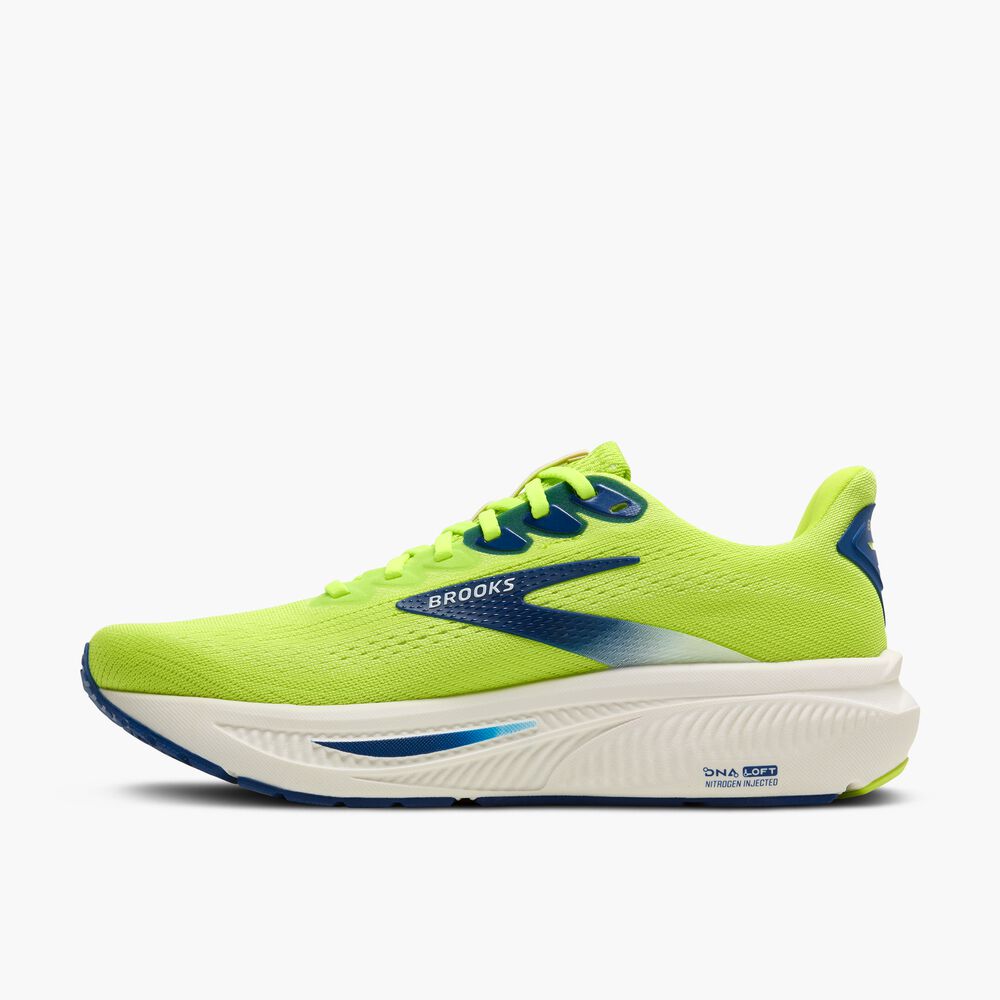 Brooks Ghost 17 - Acid Lime/Navy/Weiß