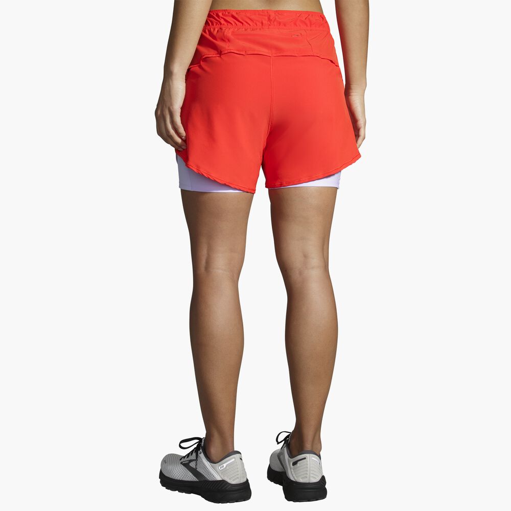 Brooks Chaser 5" 2-in-1 Short - Jamberry/Violet Dash