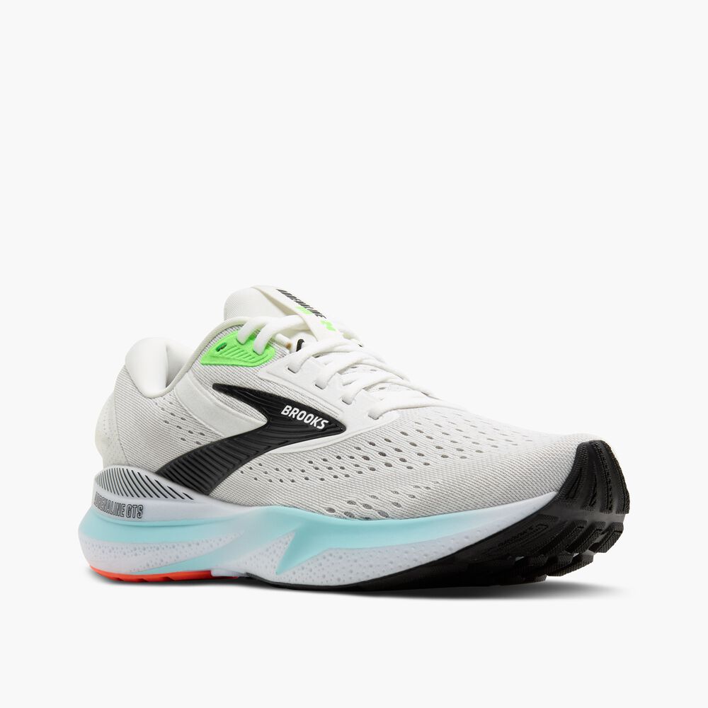 Brooks Adrenaline GTS 24 - Weiß/Gecko/Atomizer