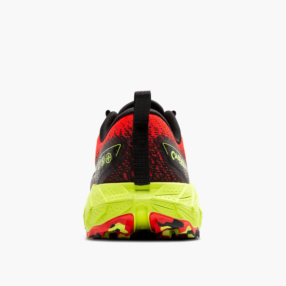 Brooks Cascadia 18 - Kirschtomate/Limette/Schwarz