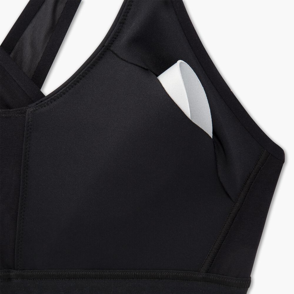 Brooks Plunge 2.0 Sports Bra - Schwarz