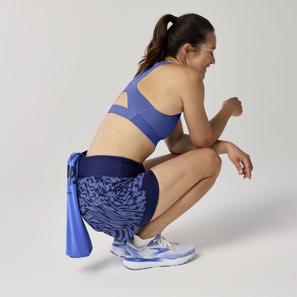 Brooks Chaser 5" 2-in-1 Short 2.0 - Mitternachts-Speedscape
